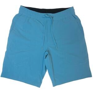 Lululemon Bowline Athletic Shorts 8" Stretch Ripstop Turquoise Men's Size Small